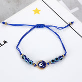 Gem Vintage Geometric Sapphire Blue Beaded Beading Bracelet